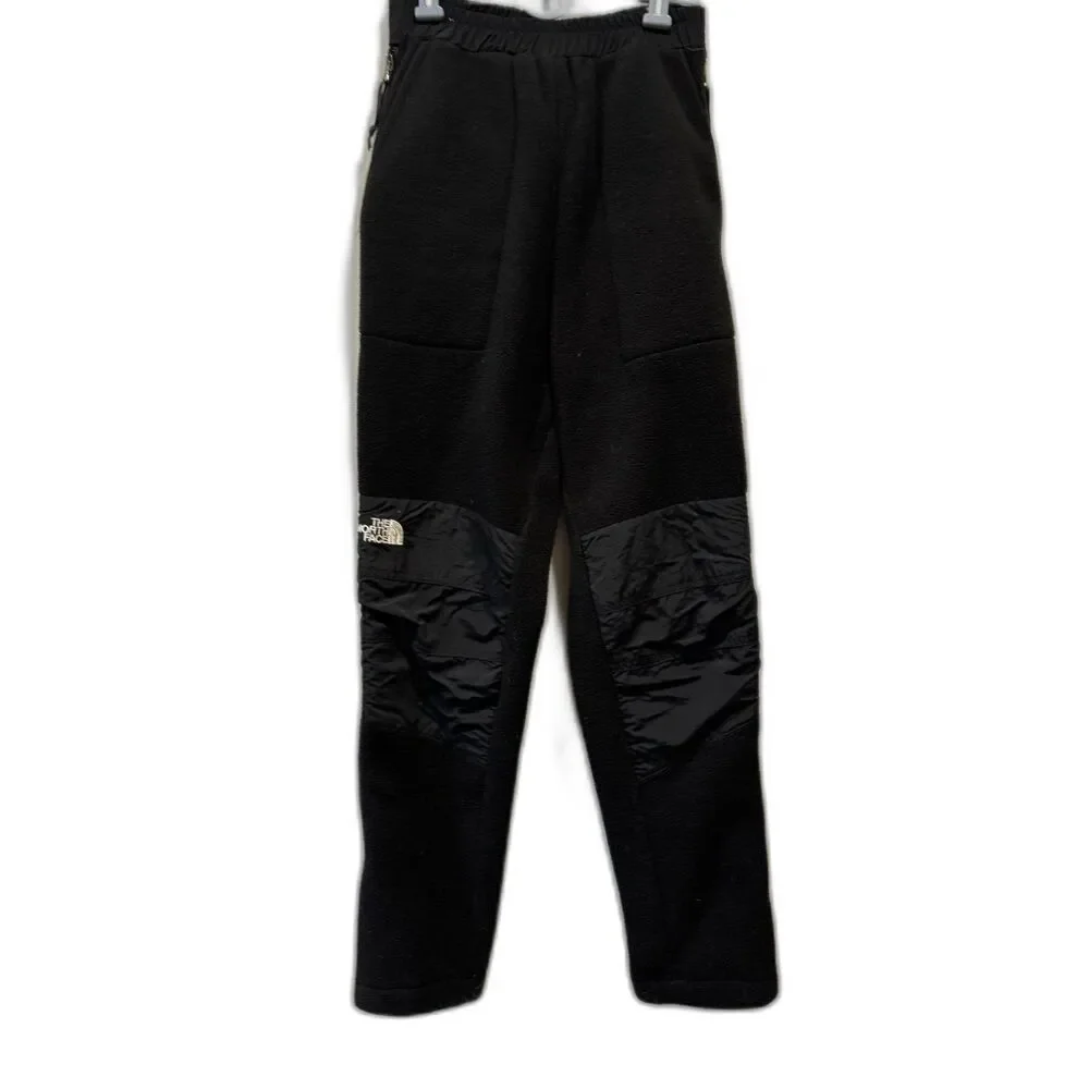 The North Face Denali Pants Full Zip Fleece Black Nylon Knee Gorpcore Mens Small